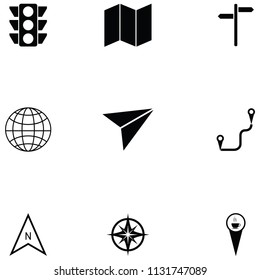 navigation icon set