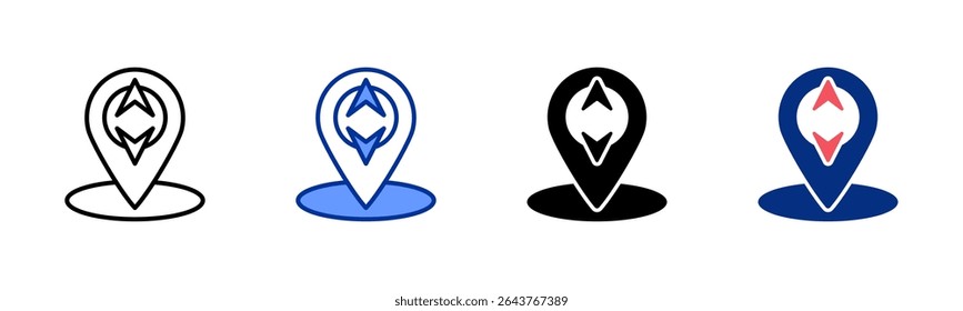Navigation icon sheet multiple style collection