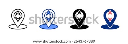 Navigation icon sheet multiple style collection