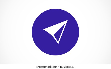 Navigation icon. sign design Navigation base icon. Simple sign illustration. Navigation symbol design. Can be used for web, print and mobile eps10