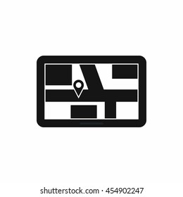 Navigation icon in simple style isolated vector illustration