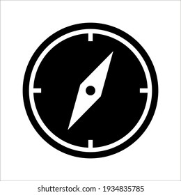 Icono de navegación. ilustración vectorial simple sobre fondo blanco. modificable por color
