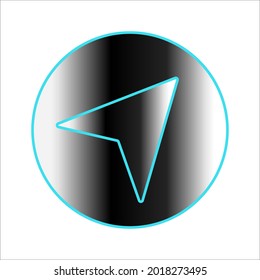 Navigation icon. simple vector illustration on white background. color editable eps 1