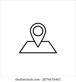 Navigation icon. simple vector illustration. eps 10
