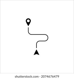 Navigation icon. simple vector illustration. eps 10