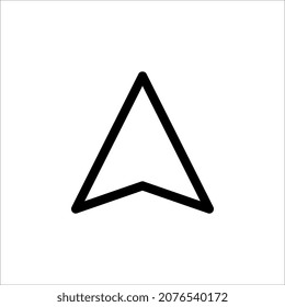 Navigation icon. simple vector illustration. eps 10