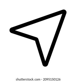 Navigation icon. simple vector illustration color editable
