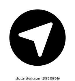 Navigation icon. simple vector illustration color editable