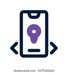 navigation icon. vector dual tone icon for your website, mobile, presentation, and logo design.