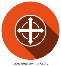 navigation Icon, vector, icon flat