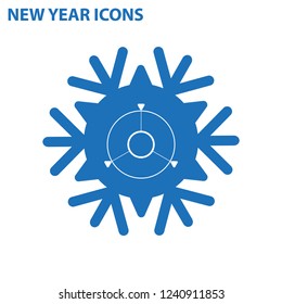 Navigation Icon Vector flat design style