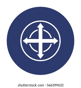 Navigation Icon Vector flat design style