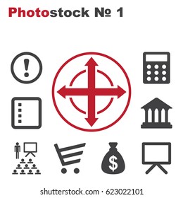 Navigation Icon Vector flat design style