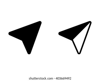 Navigation icon . Vector illustration