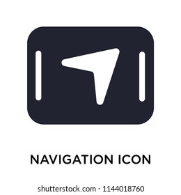Navigation icon vector isolated on white background for your web and mobile app design, Navigation logo concept