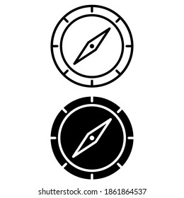 Navigation icon vector set. location illustration sign collection. route symbol. 