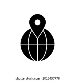 Conjunto de vectores de icono de navegación. Colección de signos de la ilustración de ubicación.  Símbolo de mapa o logotipo.