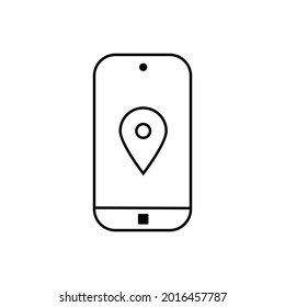 Navigation icon vector set. Location illustration sign collection.  Map symbol or logo.