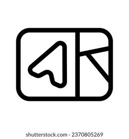 Navigation Icon Vector Symbol Design Illustration