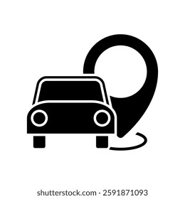 Navigation icon vector. Trip illustration sign. Location symbol. Pin logo.