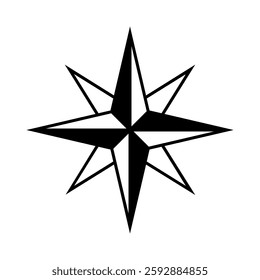 Navigation icon vector. Trip illustration sign. Location symbol. Pin logo.