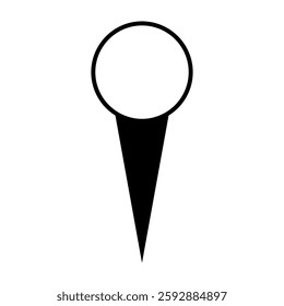 Navigation icon vector. Trip illustration sign. Location symbol. Pin logo.