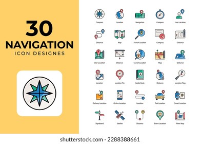 Navigation icons collection. map icons, navigation, maps, location, pointer, city map, world map, icons.