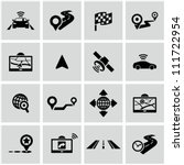 Navigation icons set.