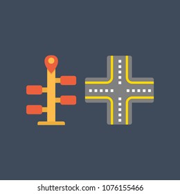 Navigation icons set