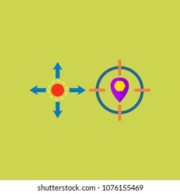 Navigation icons set