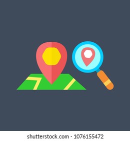 Navigation icons set