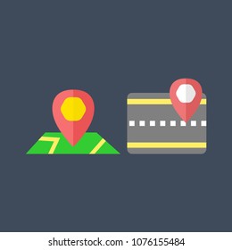 Navigation icons set