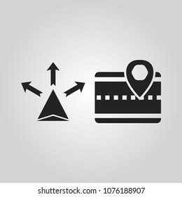 Navigation icons set