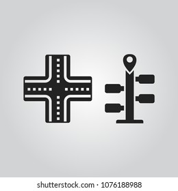 Navigation icons set