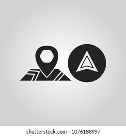 Navigation icons set