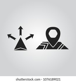 Navigation icons set