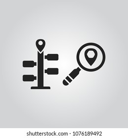 Navigation icons set