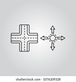 Navigation icons set