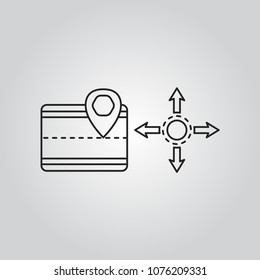 Navigation icons set