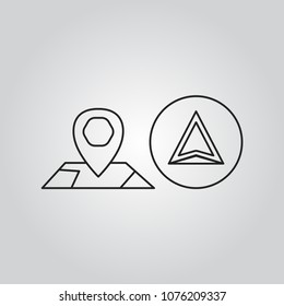 Navigation icons set