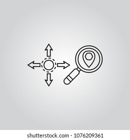 Navigation icons set
