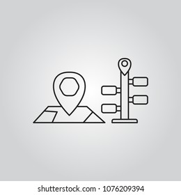 Navigation icons set