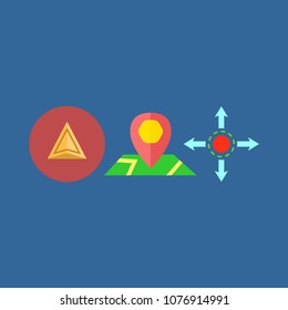Navigation icons set