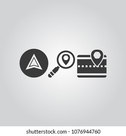 Navigation icons set