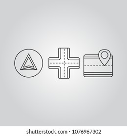 Navigation icons set