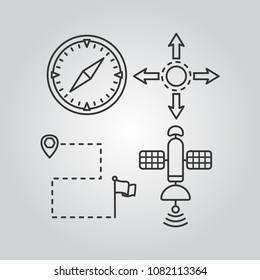 Navigation icons set