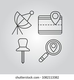 Navigation icons set