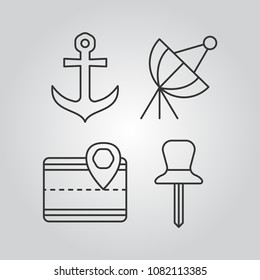Navigation icons set