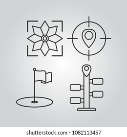 Navigation icons set