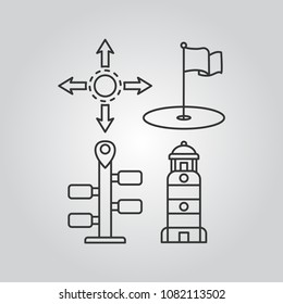 Navigation icons set